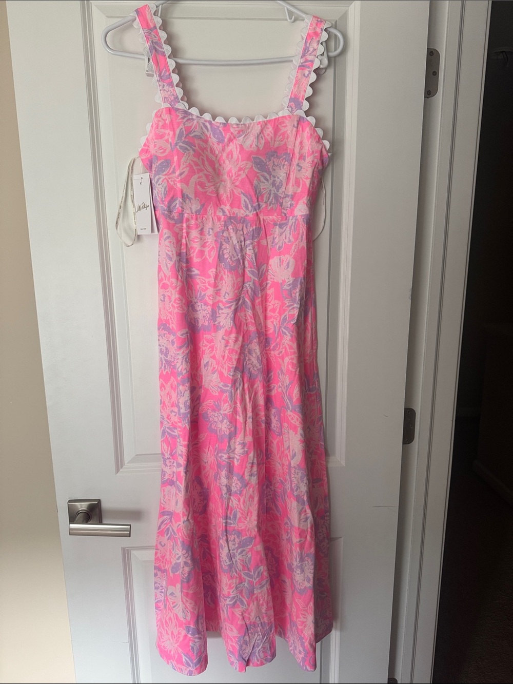 Lilly Pulitzer Rousseau pink Zen garden dress